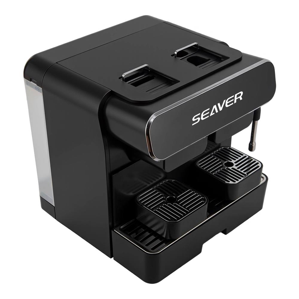 Double Head Capsule Coffee Machine na may Steam Function