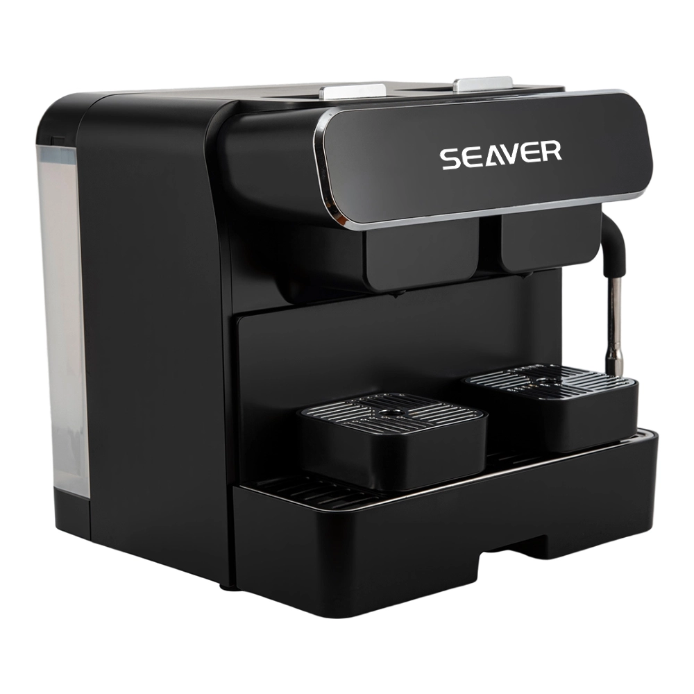 Double Head Capsule Coffee Machine na may Steam Function